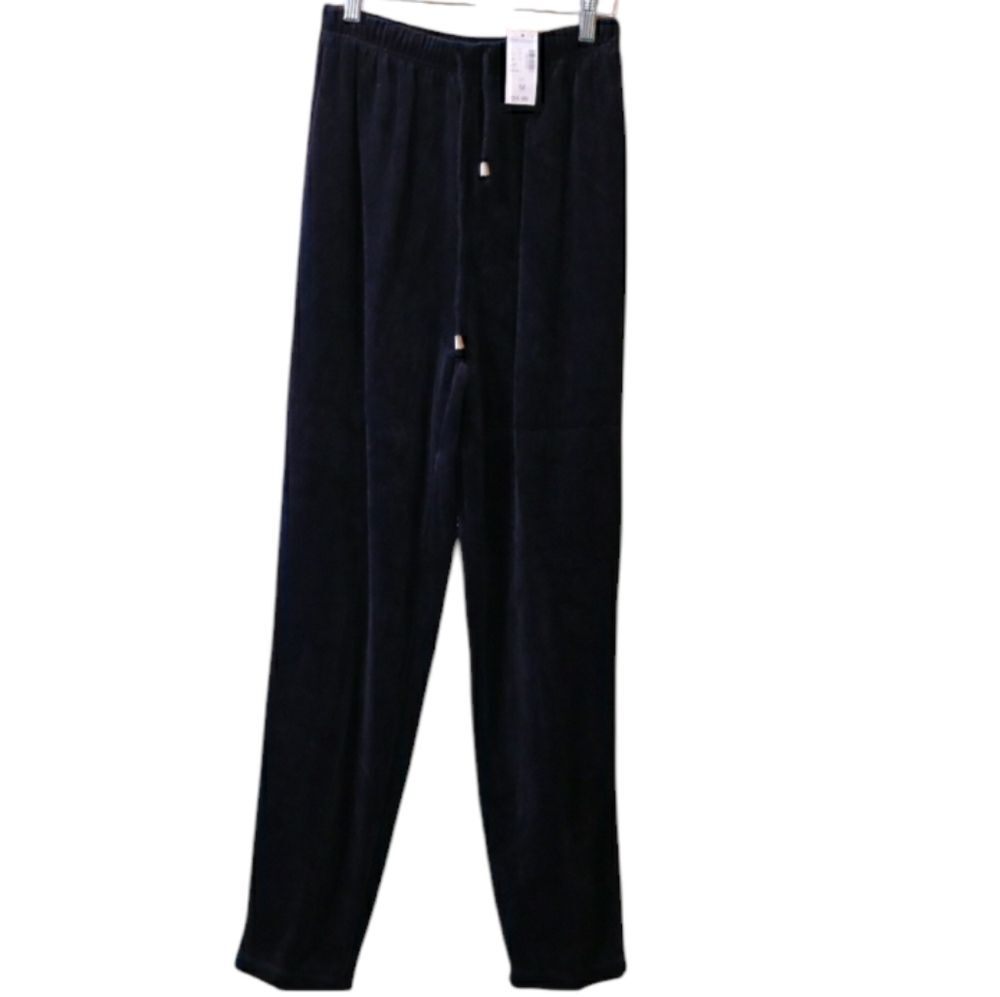 Dress Barn Black Velour Pants Vintage Y2K NWT Medium